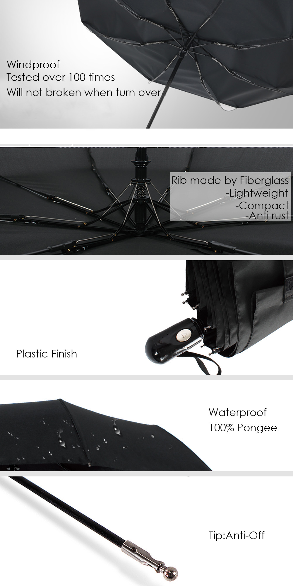 automatic open close umbrella