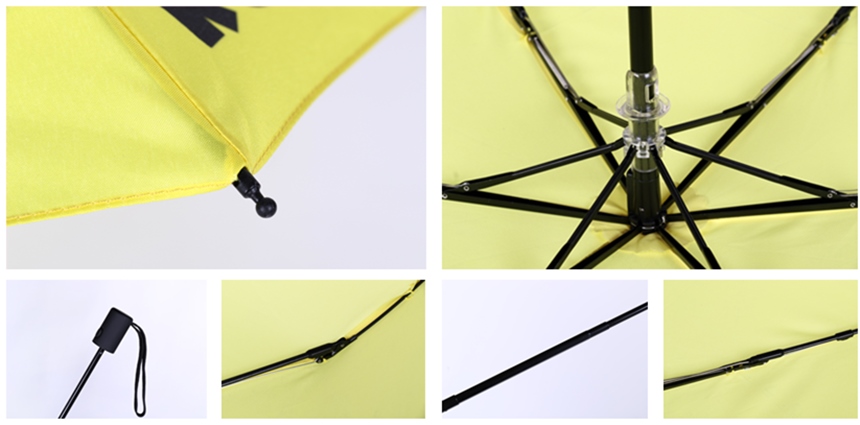 Printed folding umbrella