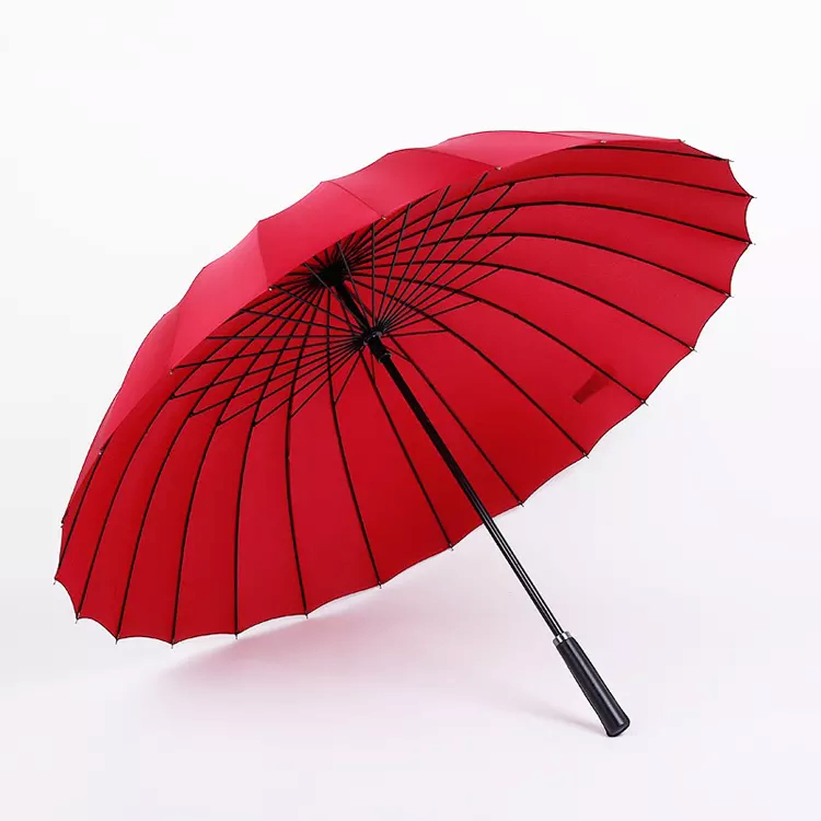 large 24 rib manual golf umbrella
