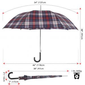 check walking stick umbrella