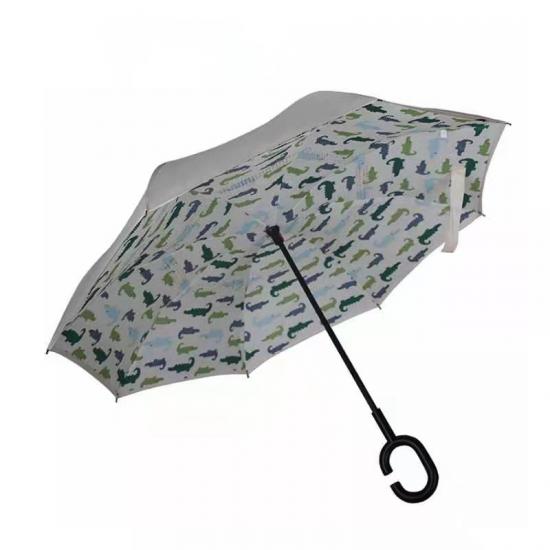 C Handle Waterproof Inverted Umbrella