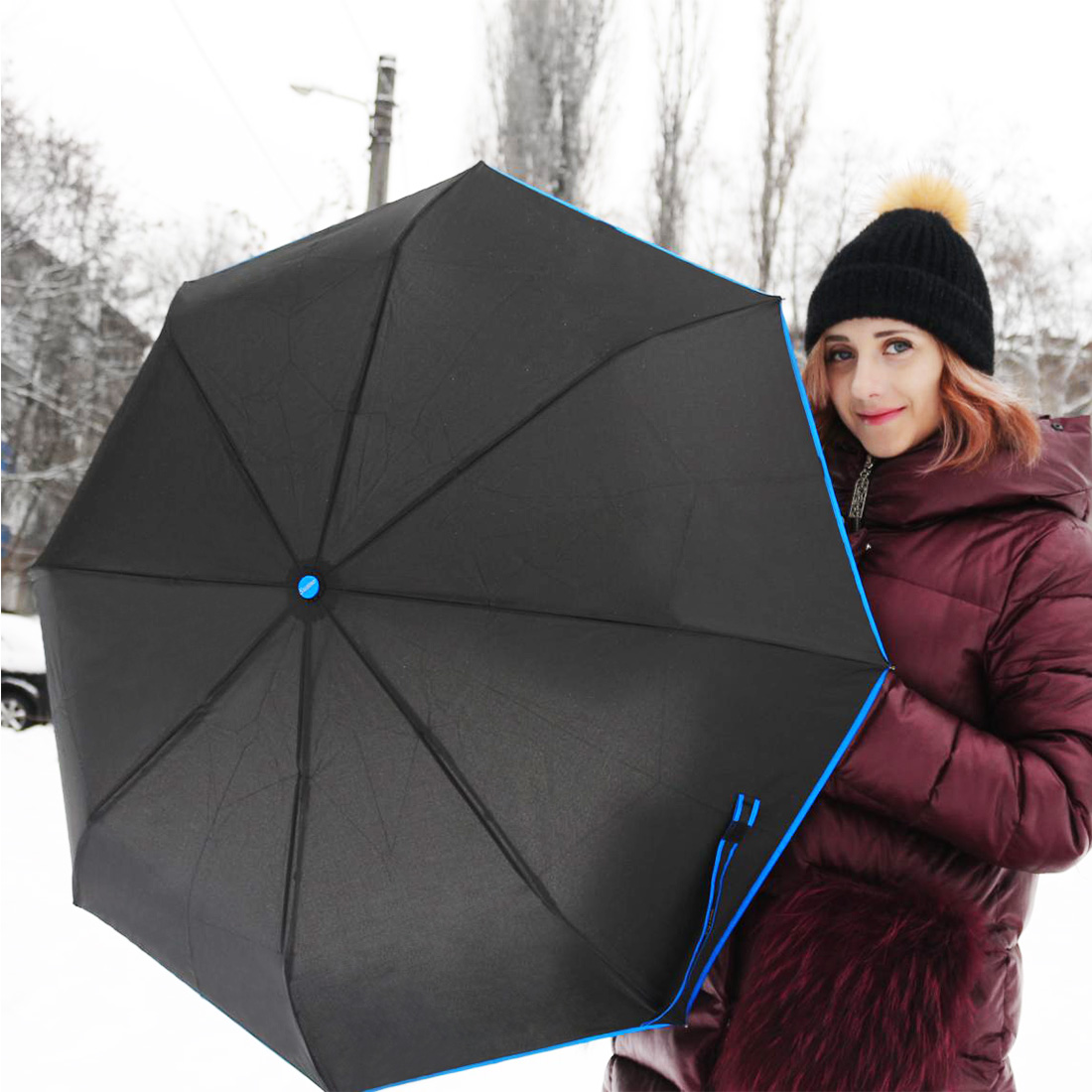 totes auto open close umbrella