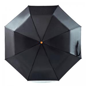 black folding umbrella