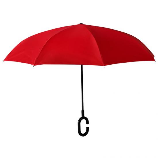 Design Windproof Printed Inverted Reverse Umbrella