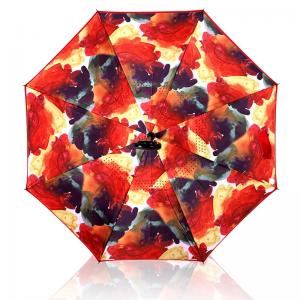 inverted umbrella with logo