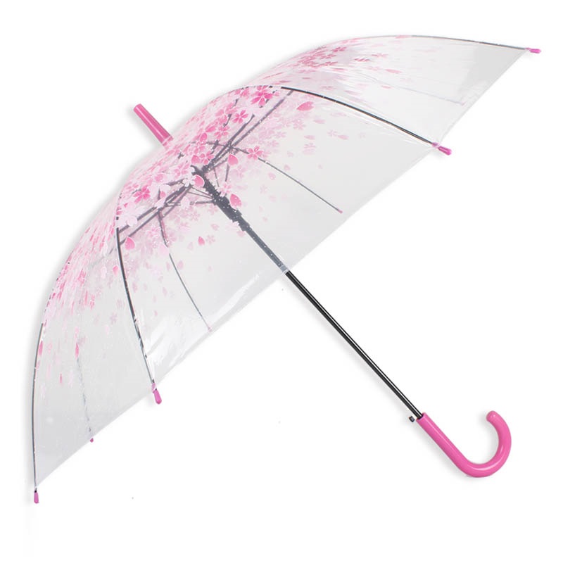 Floral Transparent Umbrella