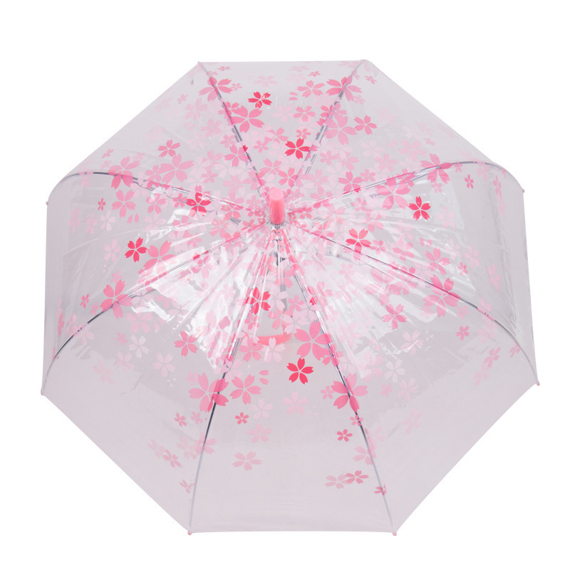 Floral Transparent Umbrella