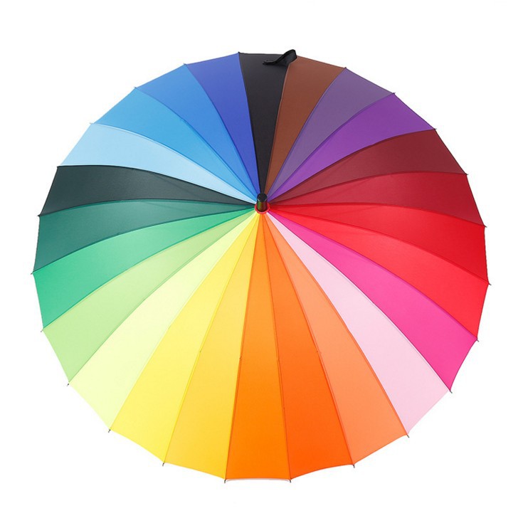 Colorful rainbow umbrella