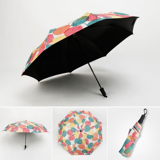 Simple manual small folding sun umbrella