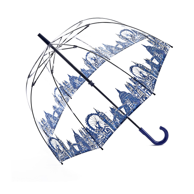 straight transparent birdcage umbrella