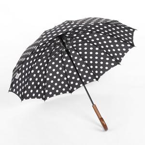 windproof polka dot golf umbrella