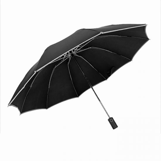 Waterproof 10 Ribs 3 Fold Auto Open Close Advertising Umbrellas