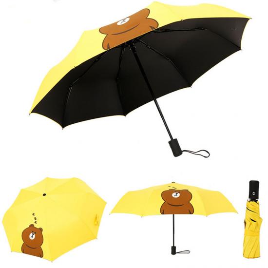 Cartoon Bear Umbrella Safety Children Umbrella
