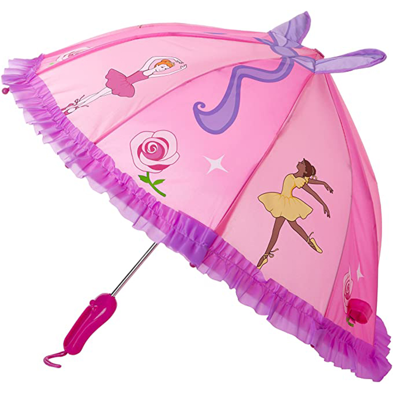 Pink Ballerina Umbrella for Girls