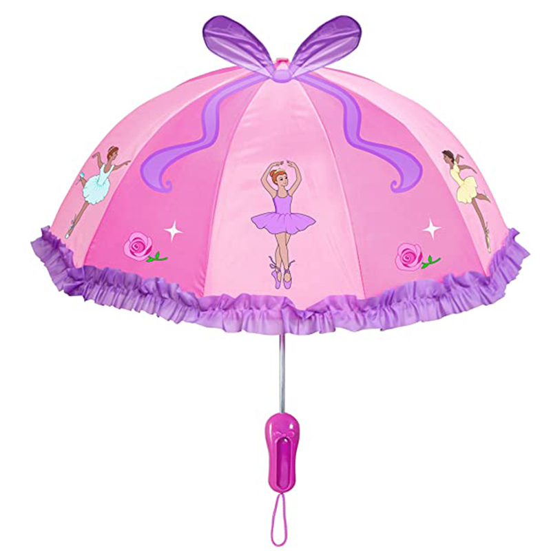 Pink Ballerina Umbrella for Girls