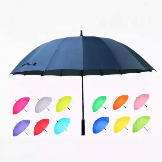 24K Large Manual Golf Umbrella Wholesale Custom Personality Company Logo Printing
