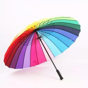 24K Large Manual Golf Umbrella Wholesale Custom Personality Company Logo Printing