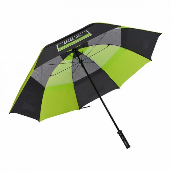 Double Layer Promotional Golf Umbrella Custom Printed Logo