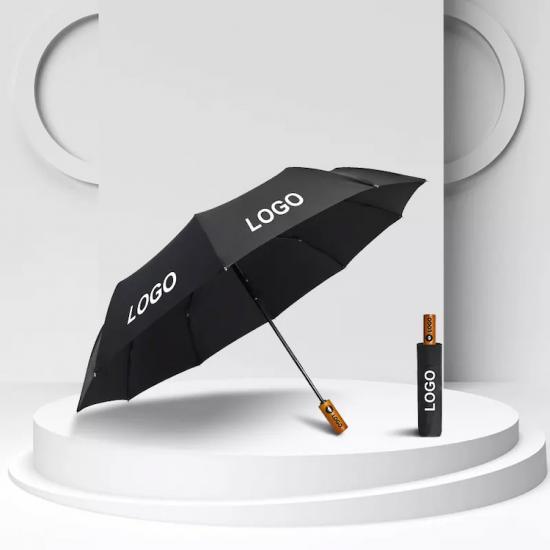 Large Size Personalized Automatic Golf Umbrella with Custom Logo Prints