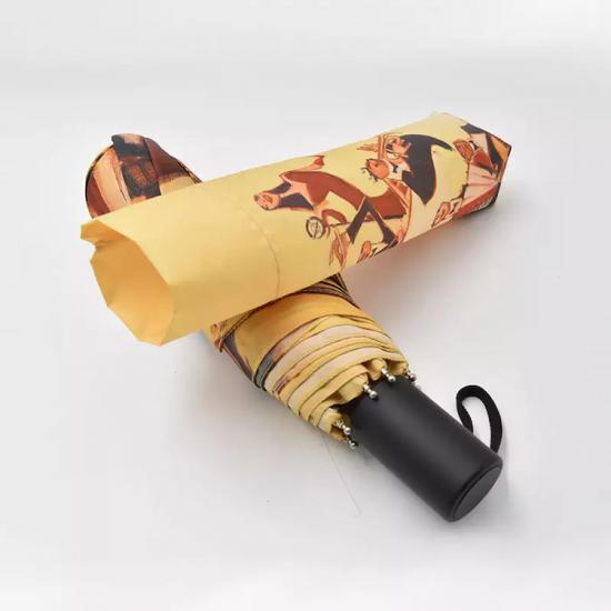 Custom Photo Printing Lightweight Ladies Folding Umbrella Wholesales