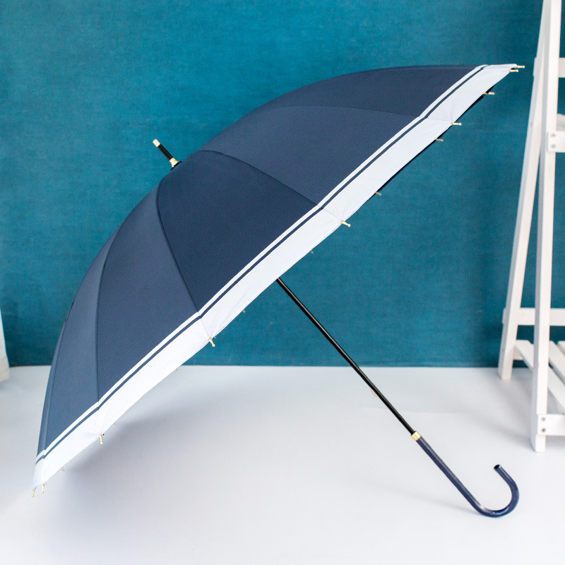 Custom Umbrella Design16 Ribs Umbrella Ladies Long Handle Umbrella