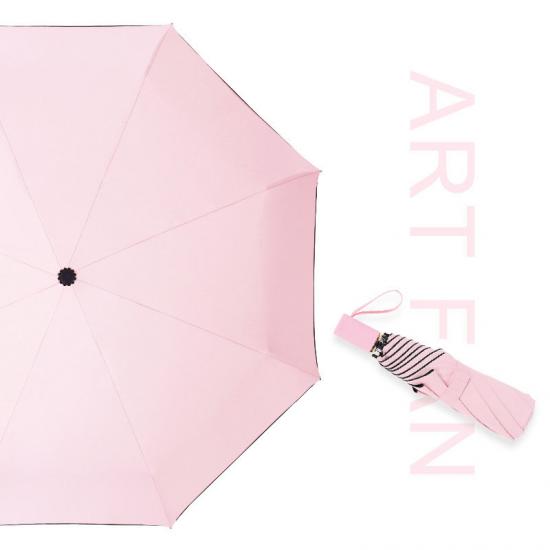 Wholesale Umbrella Suppliers Tri-fold Vinyl Umbrella Sunscreen UV Sunshade Umbrella