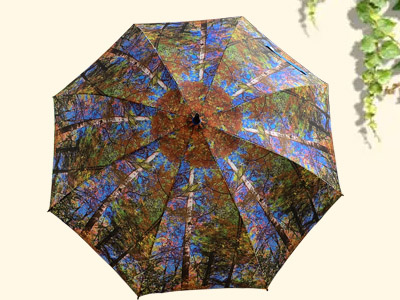 Embrace the beauty of nature with our printed umbrellas